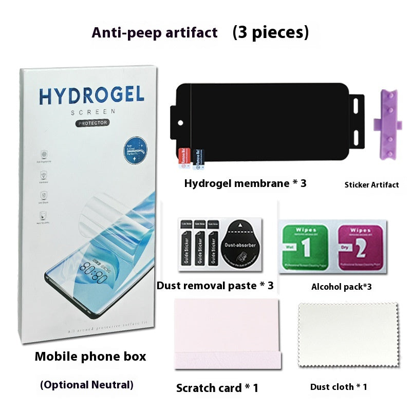 Anti-peep Film Téléphone portable Anti-protecteur Film TPU écran
