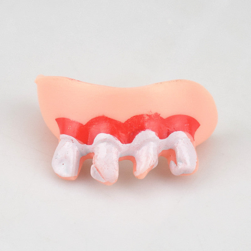 Mode simple Halloween faux jouets de dents étranges