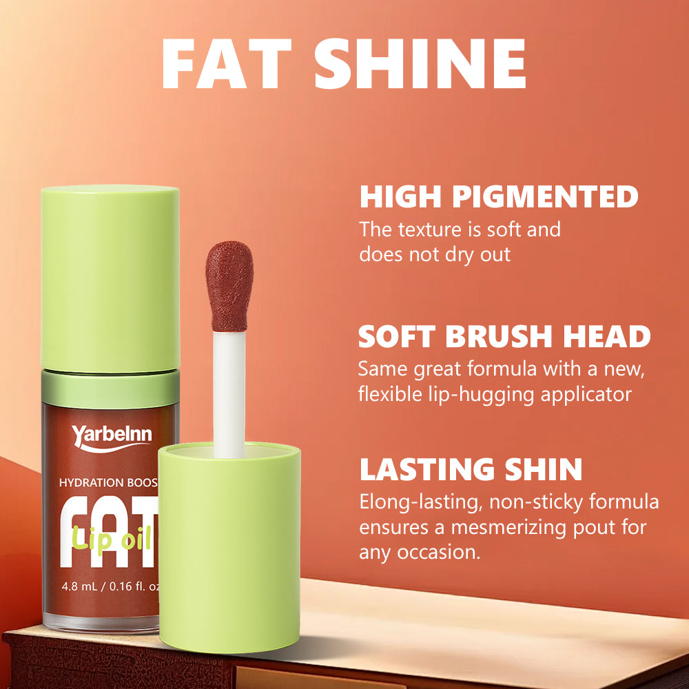Transparent Perlescent Fat Lip Gloss
