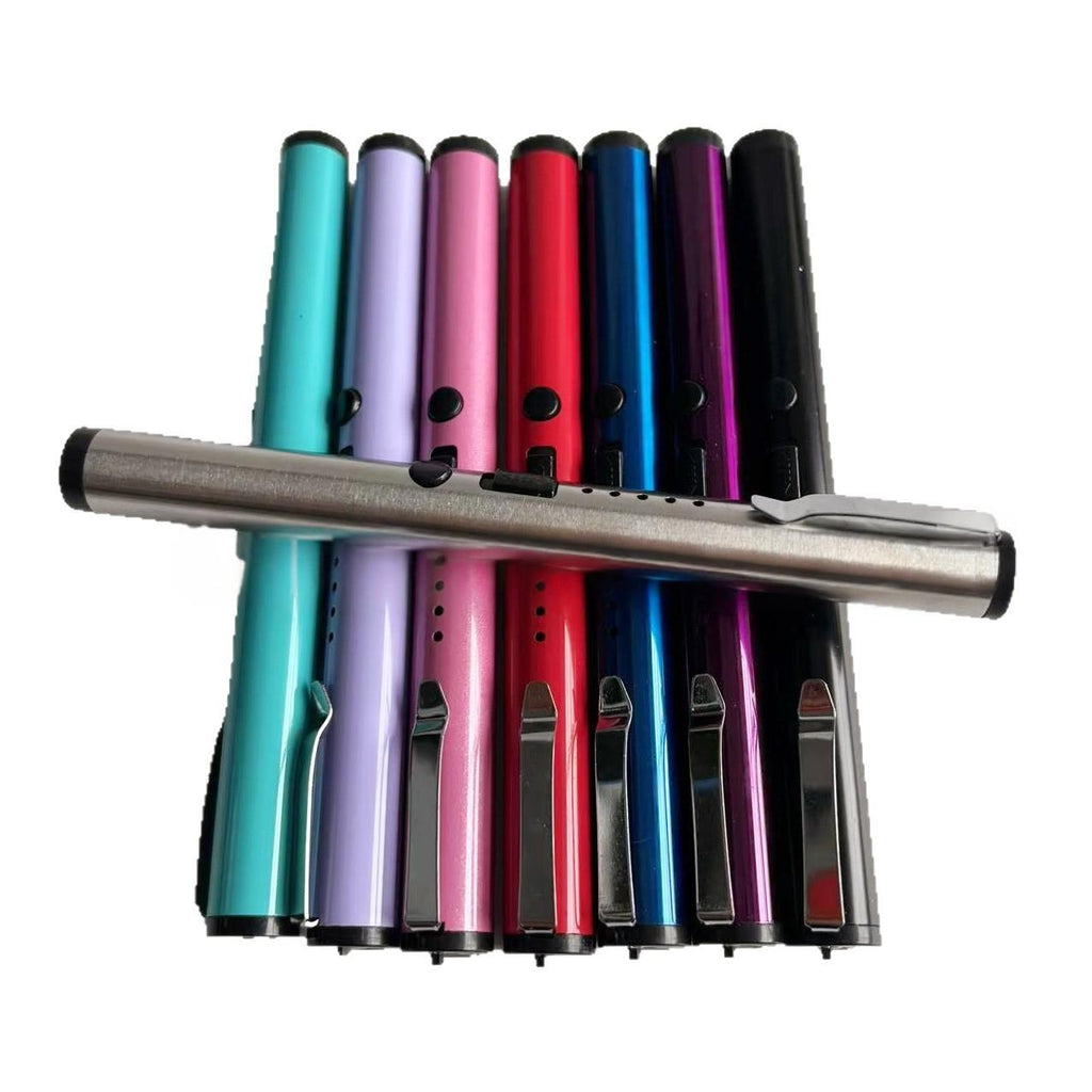 Lampe de poche portable multifonction en acier inoxydable avec lumière forte et arc pour Outd