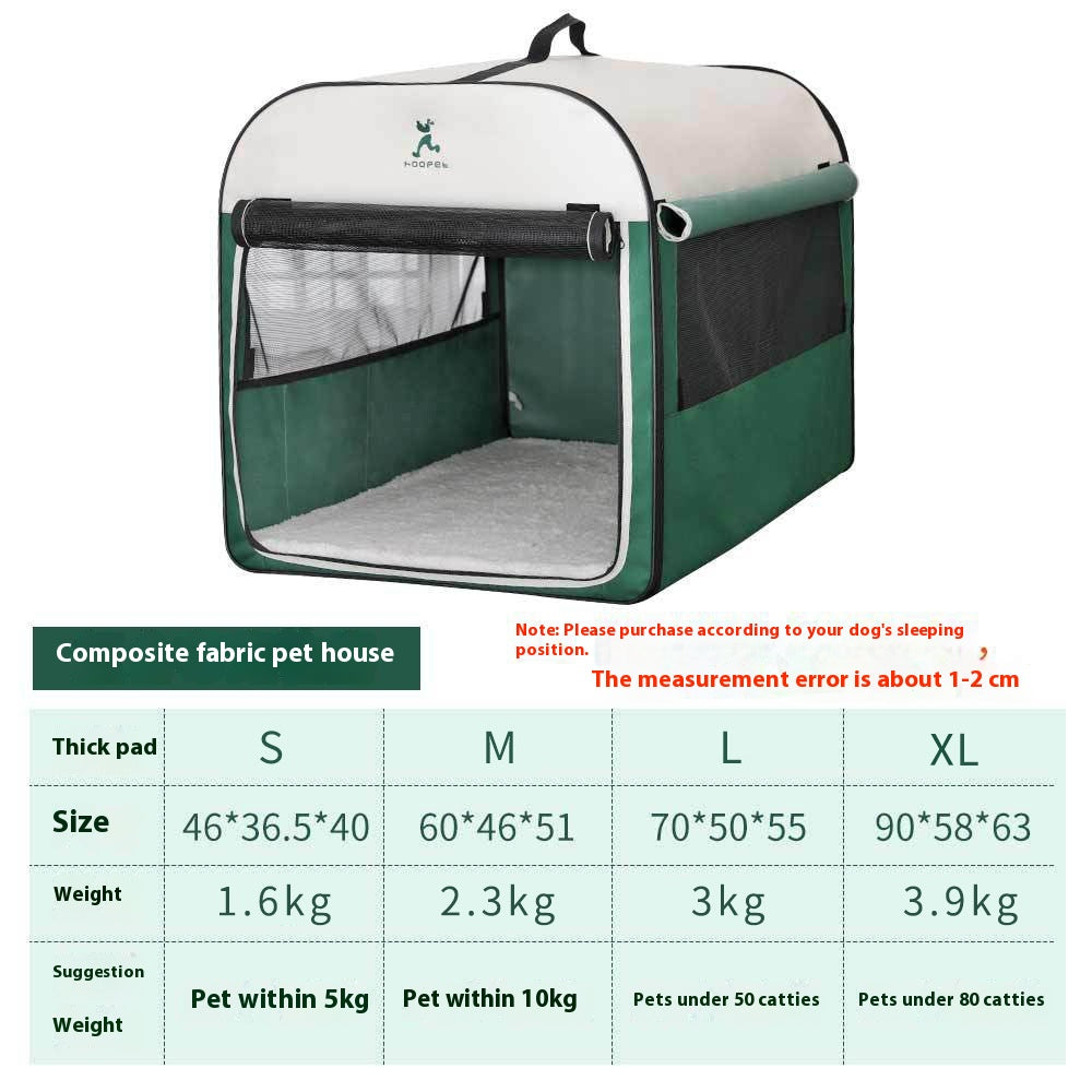Kennel Detachable House Outdoor Tent Pet Convient pour toutes les saisons