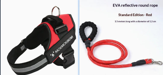 Étanche à l'explosion Traction K9 Pet Harness Oxford Fabric Pet Supplies