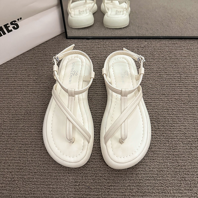 Sandales Femmes Summer Outdoor Wear Mode Haute Fin Versatile Femmes Chaussures Confortable pour D