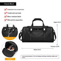 Outdoor Leisure Bag with Separate Shoe Compartment Multifunctional Travel Bag