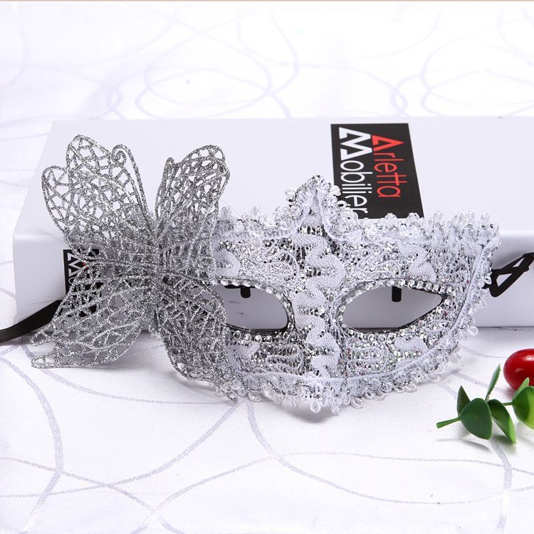 Motif Dragon en cuir gribouillis bordure environ plus papillon Princesse Masque Makeu