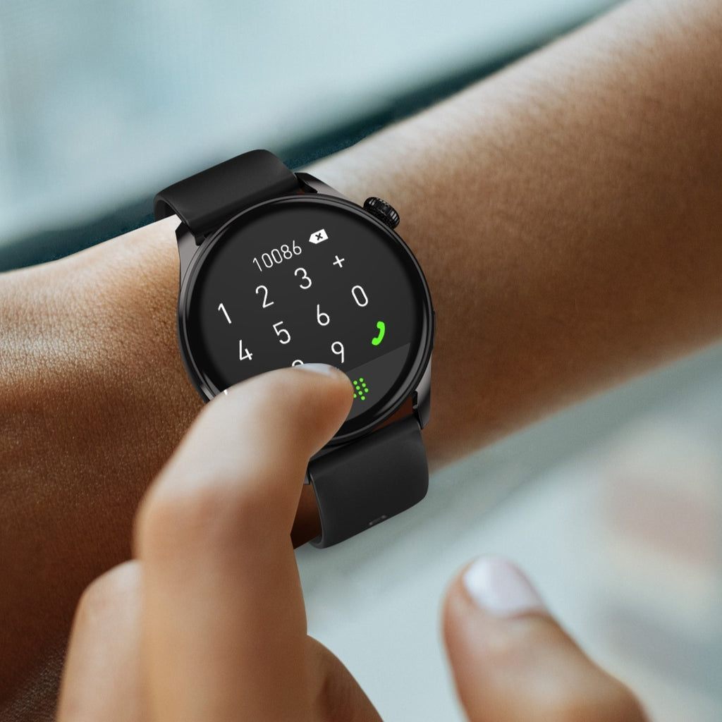 Smartwatch pour adultes avec surveillance du rythme cardiaque Suivi de la condition physique et fonctionnalités de la voix intelligente