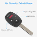 Fit for Honda Accord 2003-2007 Entrée à distance sans clé Shell Button voiture clé Fob non coupé clé Cov