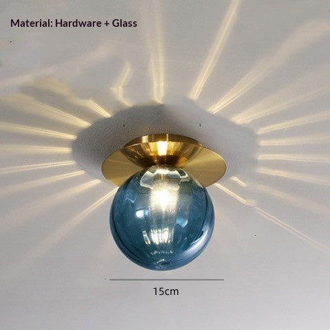 Lumière murale en verre décoratif créatif