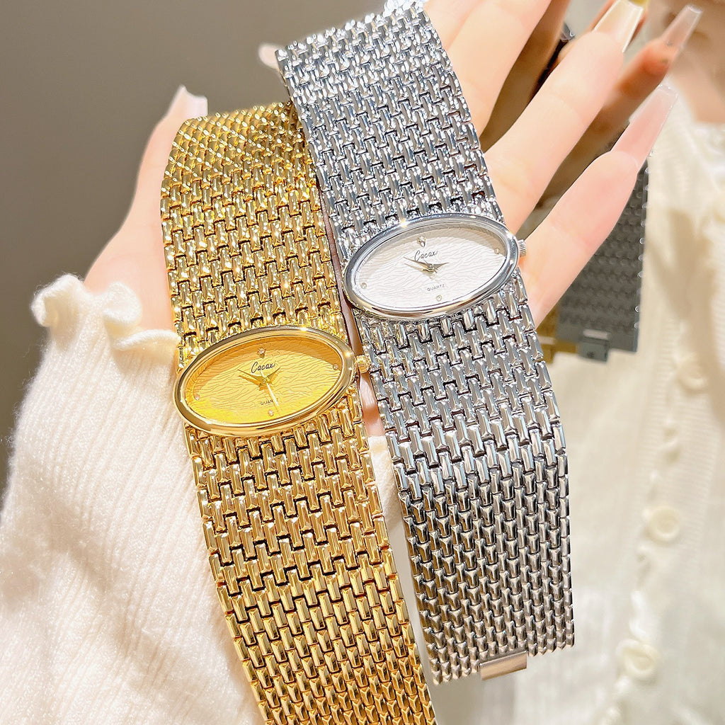 Montre Quartz Vintage pour femmes élégant et tendance