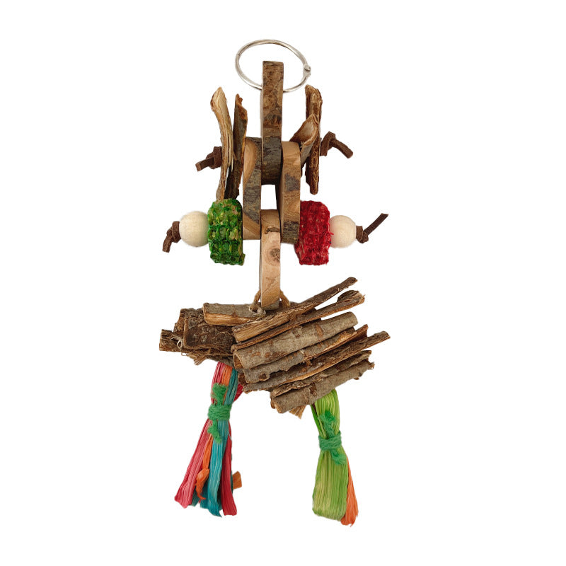 Parrot Bird Bite Toy String Soulageant Stuffy pendentif de couleur décorative