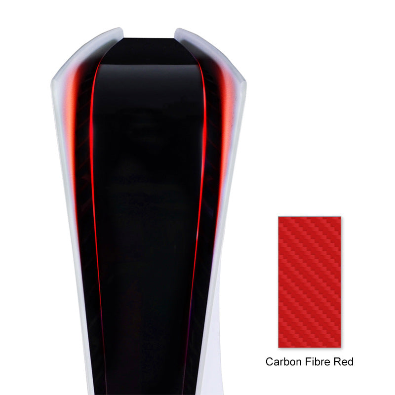 Led Light Bar Film Ps5 Sticker hôte fibre de carbone