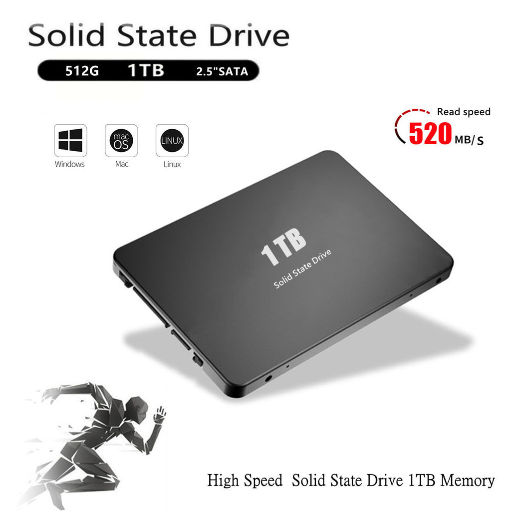2.5 Inches High Speed Solid State Drive 1 To Notebook Desktop