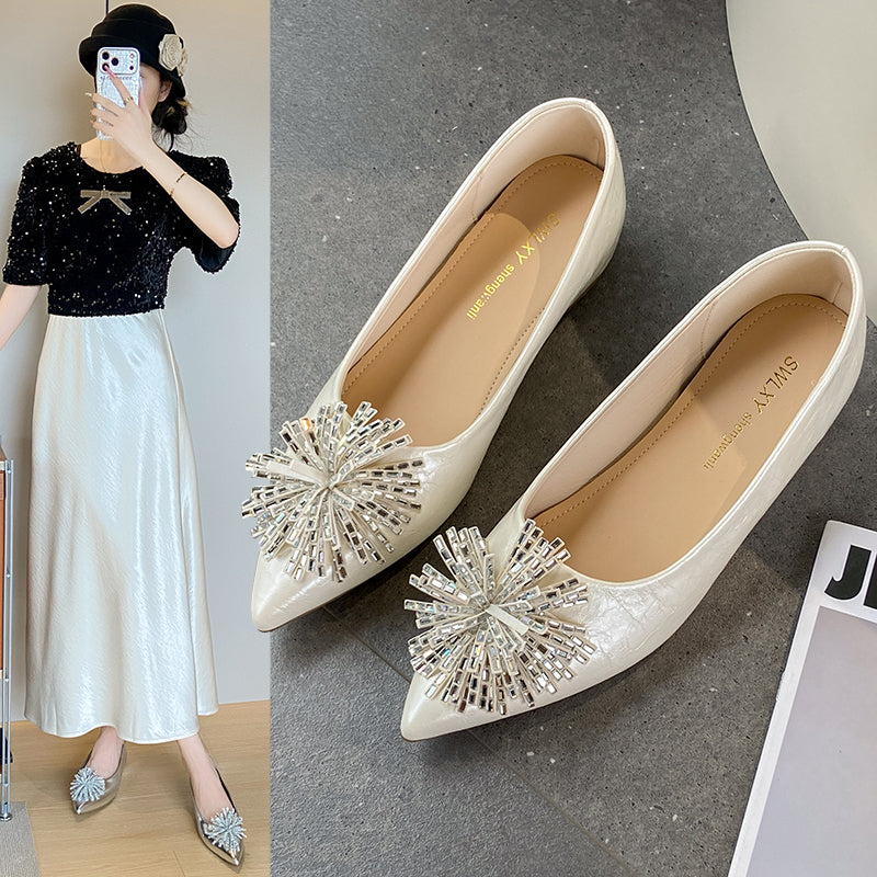 Femmes 6cm Hauteur invisible Augmenter Mary Jane Flats