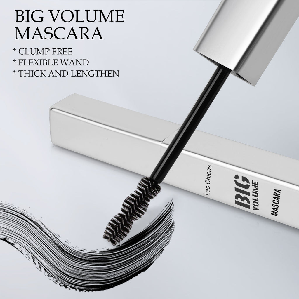 2pcs Las Chicas 12 heures longue durée imperméable 10ml ultra volumisant allongement Clump-fr