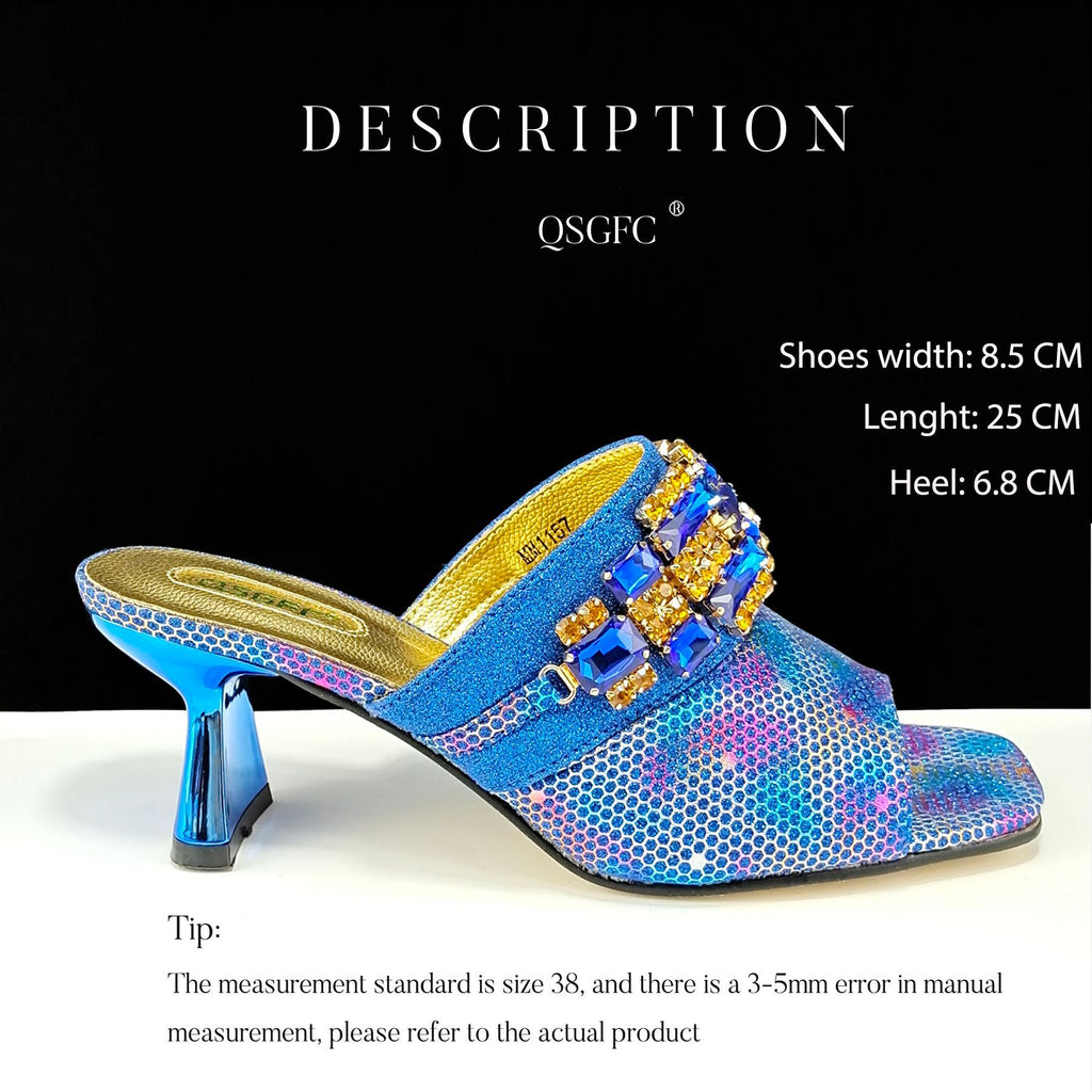 Chaussures et sacs pour femmes Camouflage en tissu Perceuse perceuse décorative à talons hauts