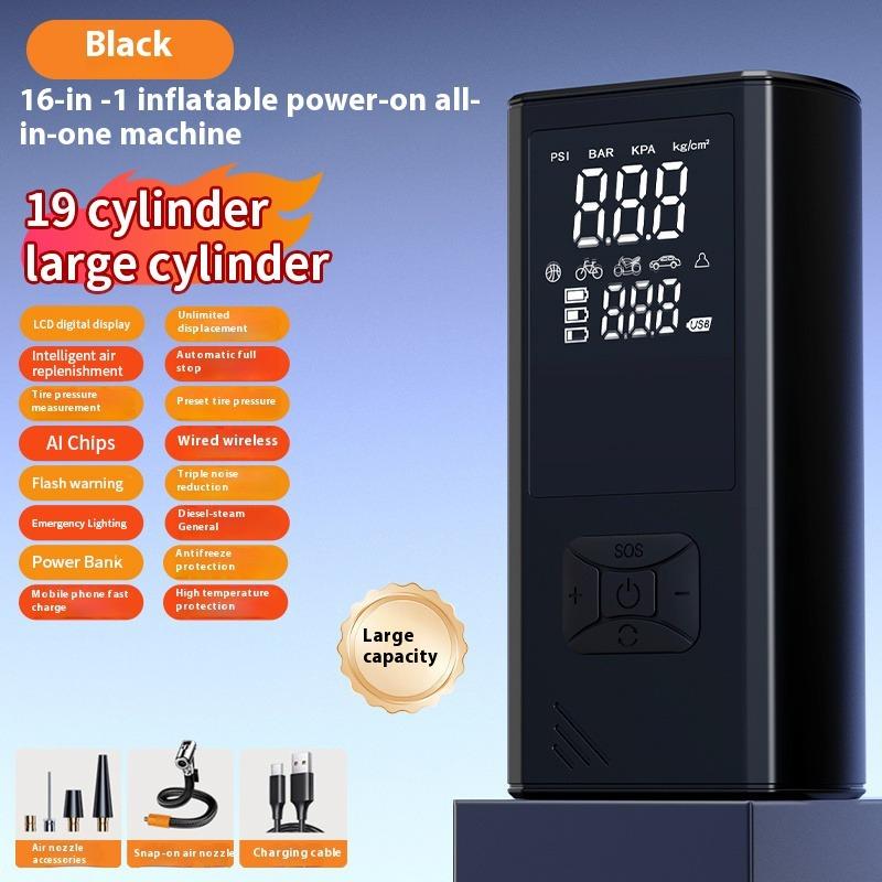 Gonflateur de pneus de voiture sans fil portable adapté aux voitures