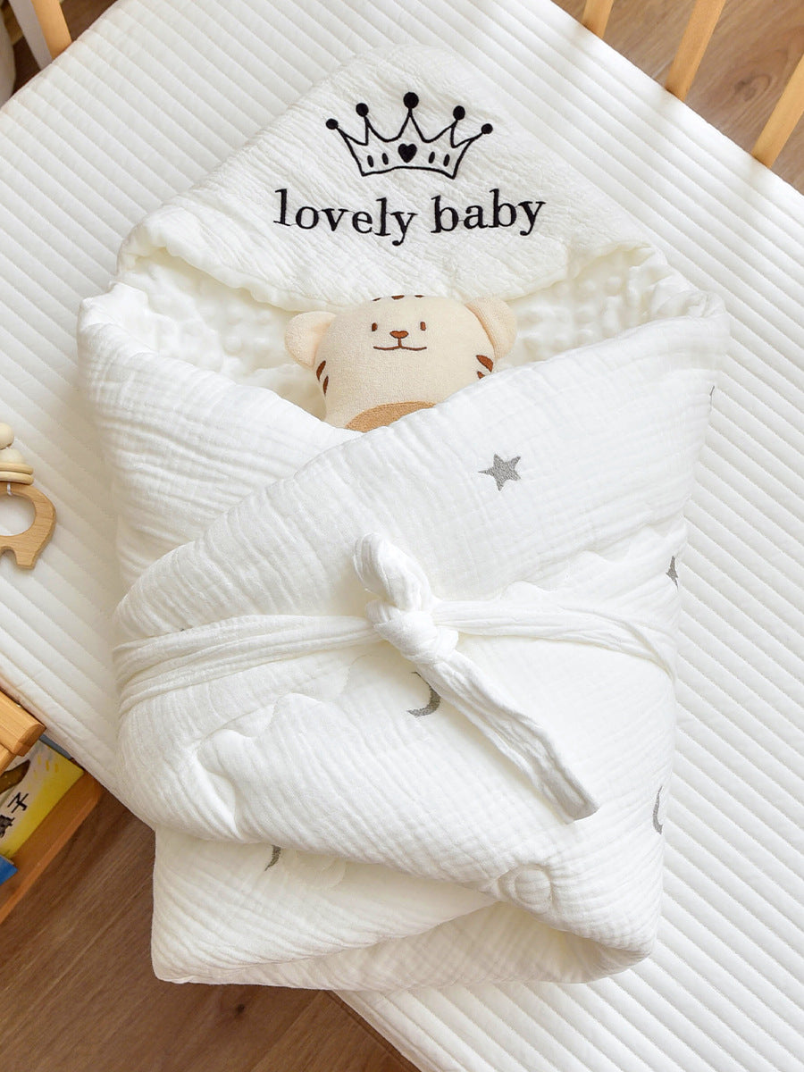 Couverture de swaddle épaisse pour les bébés pour prévenir le réflexe de démarrage