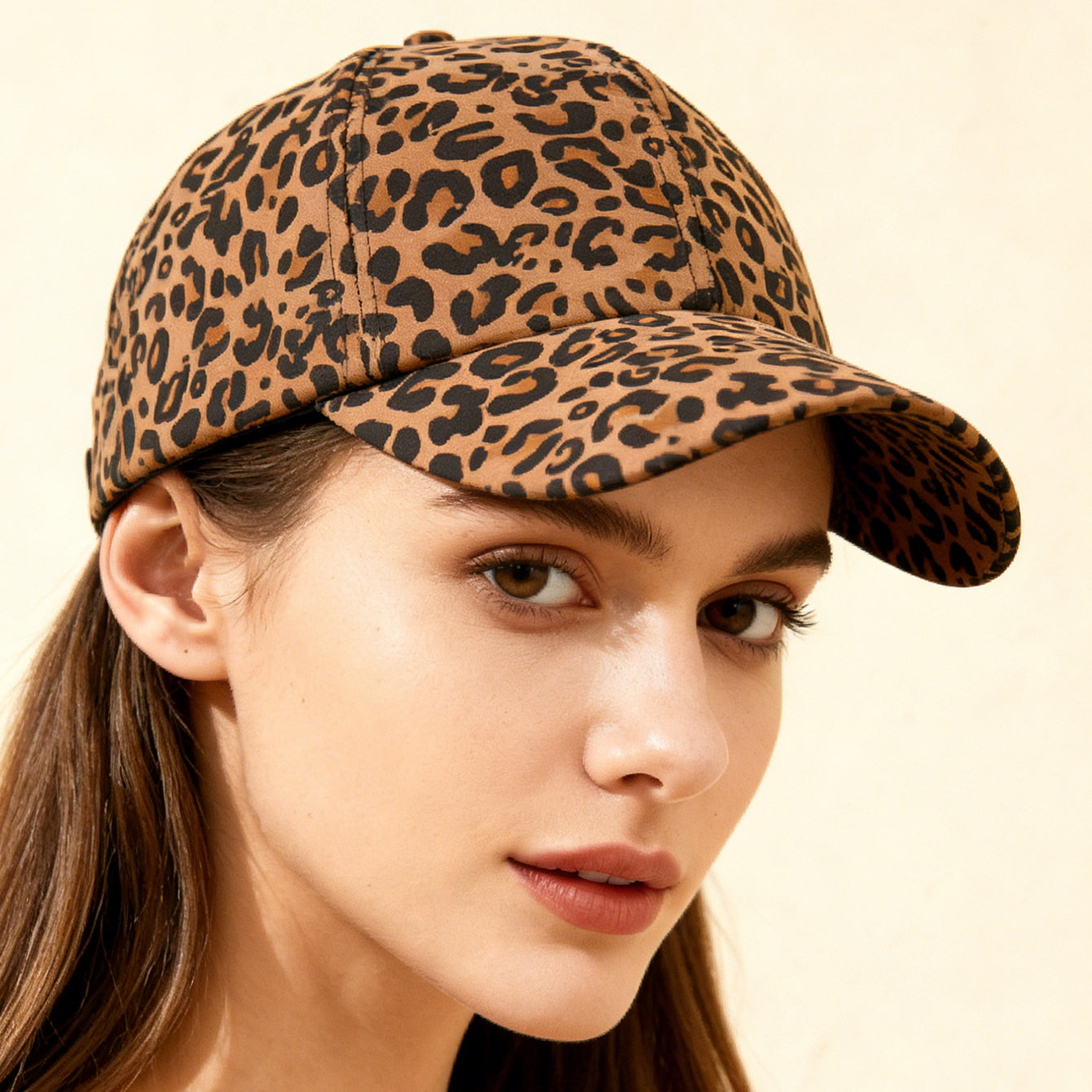 Mode tendance européenne et américaine Full-pattern Leopard-print Casquette de baseball