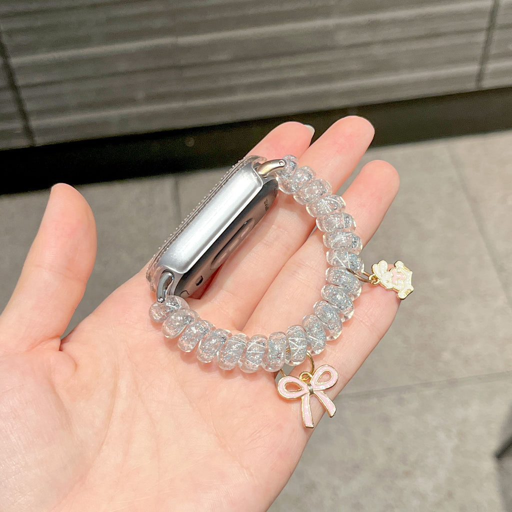 Bracelet élastique de cordon de téléphone de lapin Bow-tie