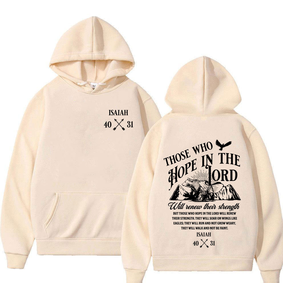 Christian Jesus Letters Imprimer Hoodies Hommes Vêtements Femmes