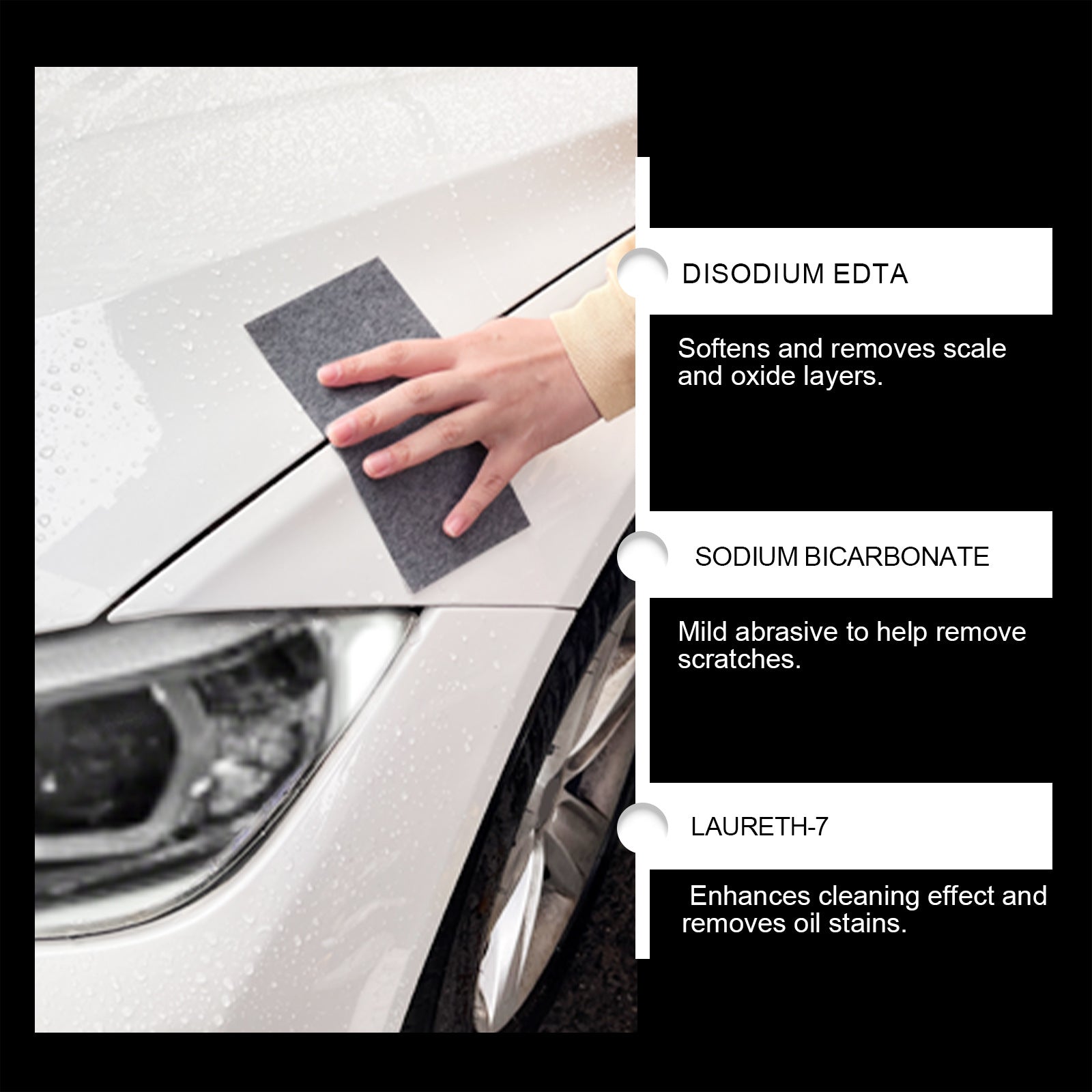 Nano Cloth Car Scratch Repair Cream Kit