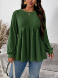 Chemise casuale en couleur unique
