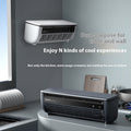 Refroidissement mural suspendu ventilateur rechargeable foyer stand télécommande