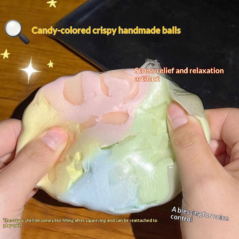 Chocolat foncé Crunchy Ball Stress-Relief Squeeze Toy