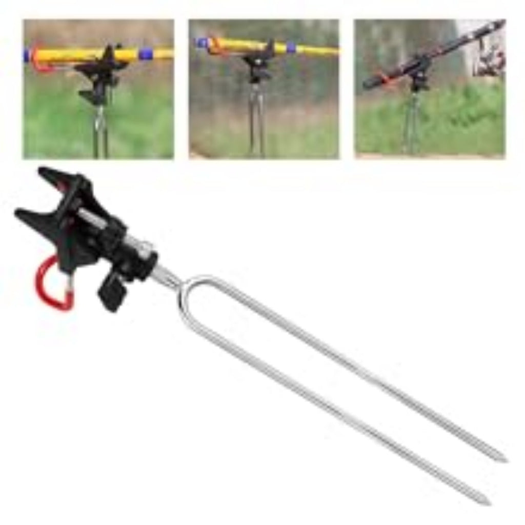 2 supports à tige de pêche avec joints universels pour montage au sol—Ensemble d'accessoires parties