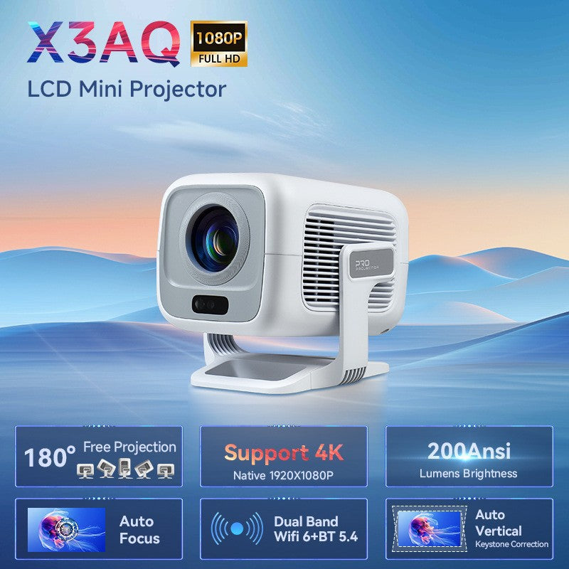 X3AQ Autofocus 1080P HD Video 4K Projector
