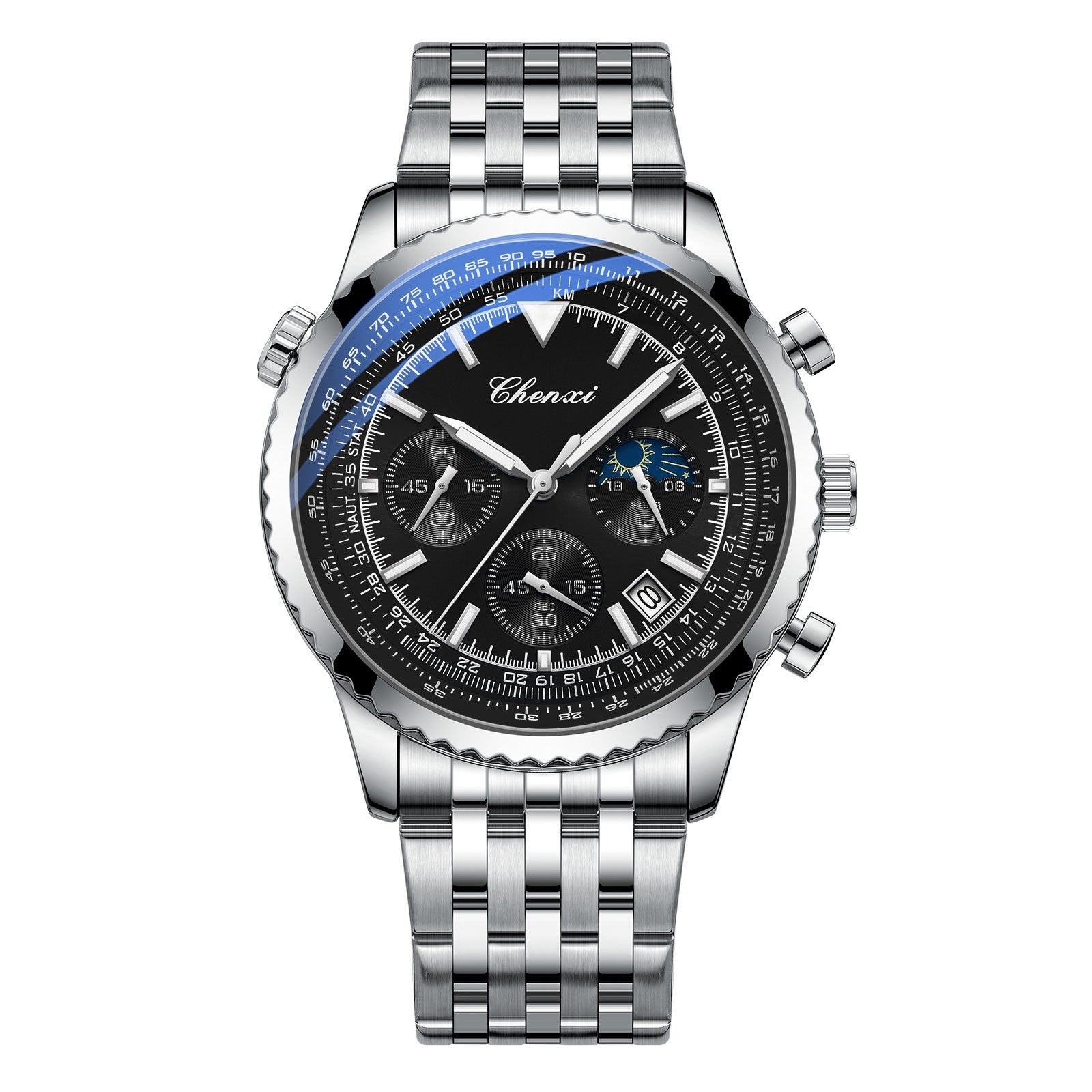 Montre Quartz de table pour hommes Source lumineuse étanche en gros