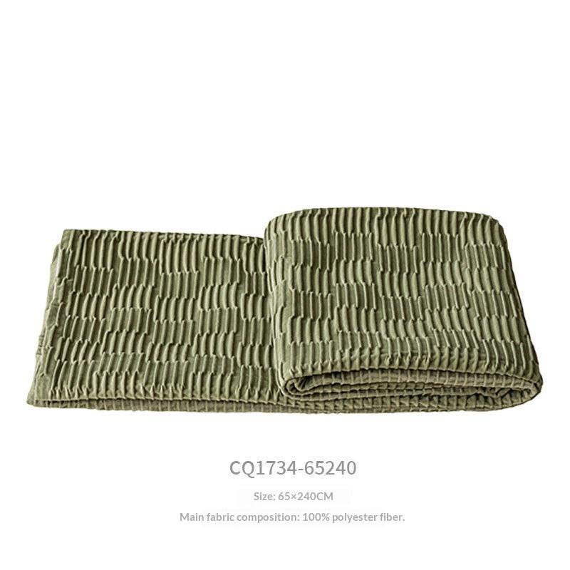 Couverture à lancer vert vintage de luxe légère