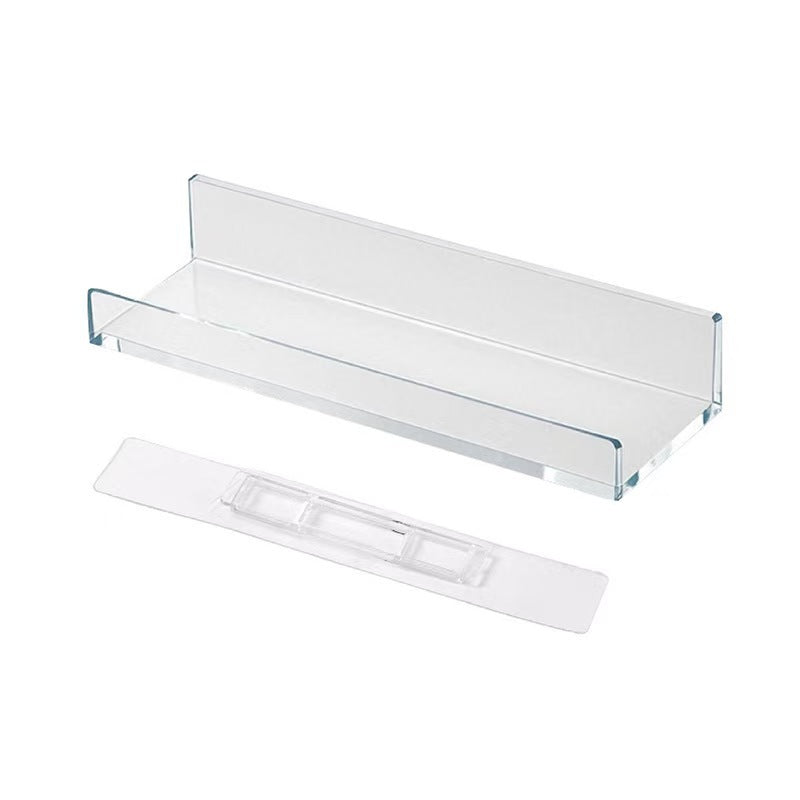 White L-shaped Wall Mount Storage Rack