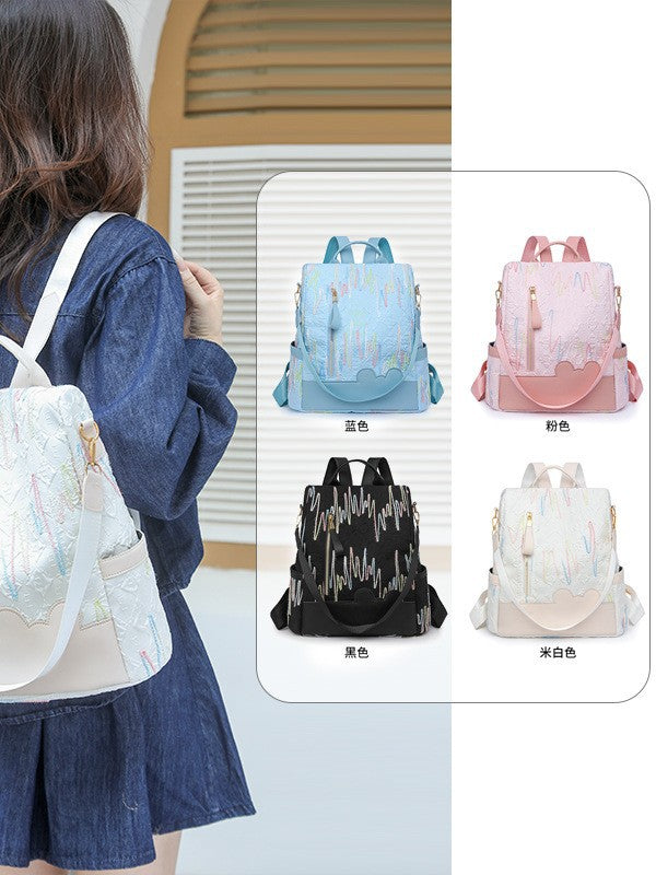 Sac à dos multifonctionnel léger et fashionable pour femme