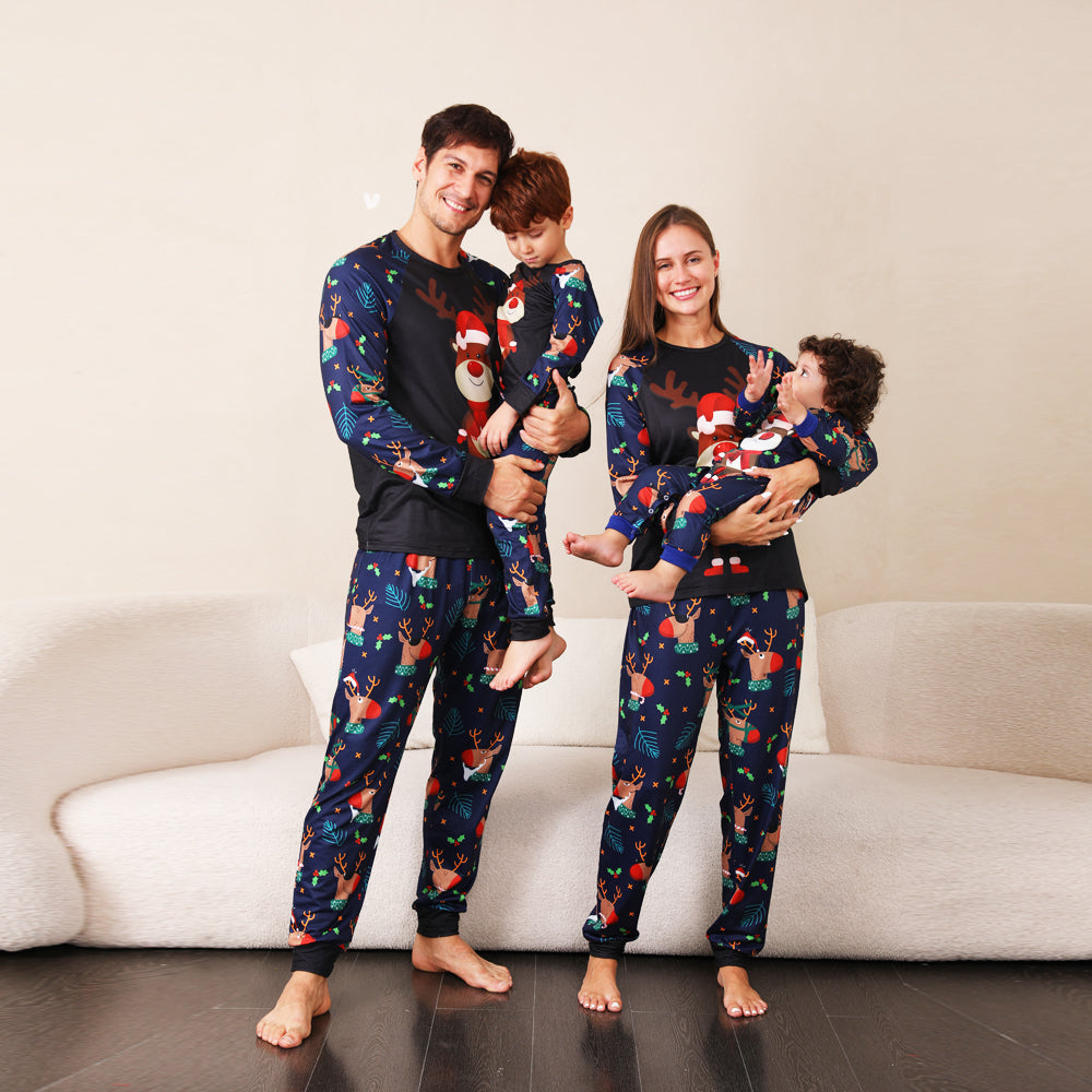 Pyjama de famille Costume bébé Noël Parent-enfant Pyjama