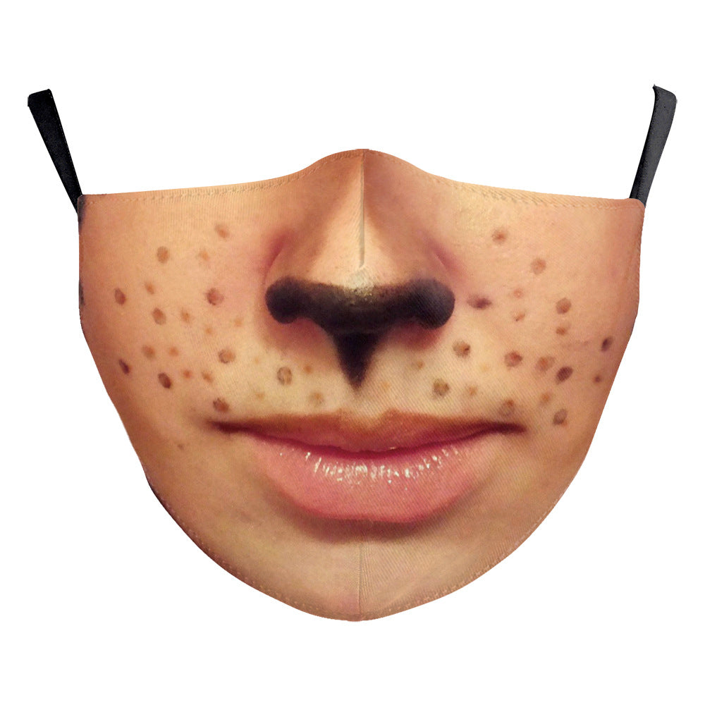 Impression numérique Clown d'Halloween Drôle Double masque de poussière extérieure