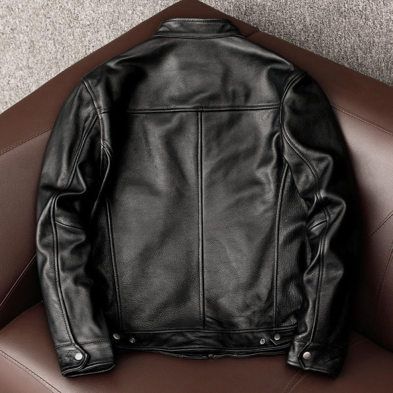 Veste en cuir pour hommes