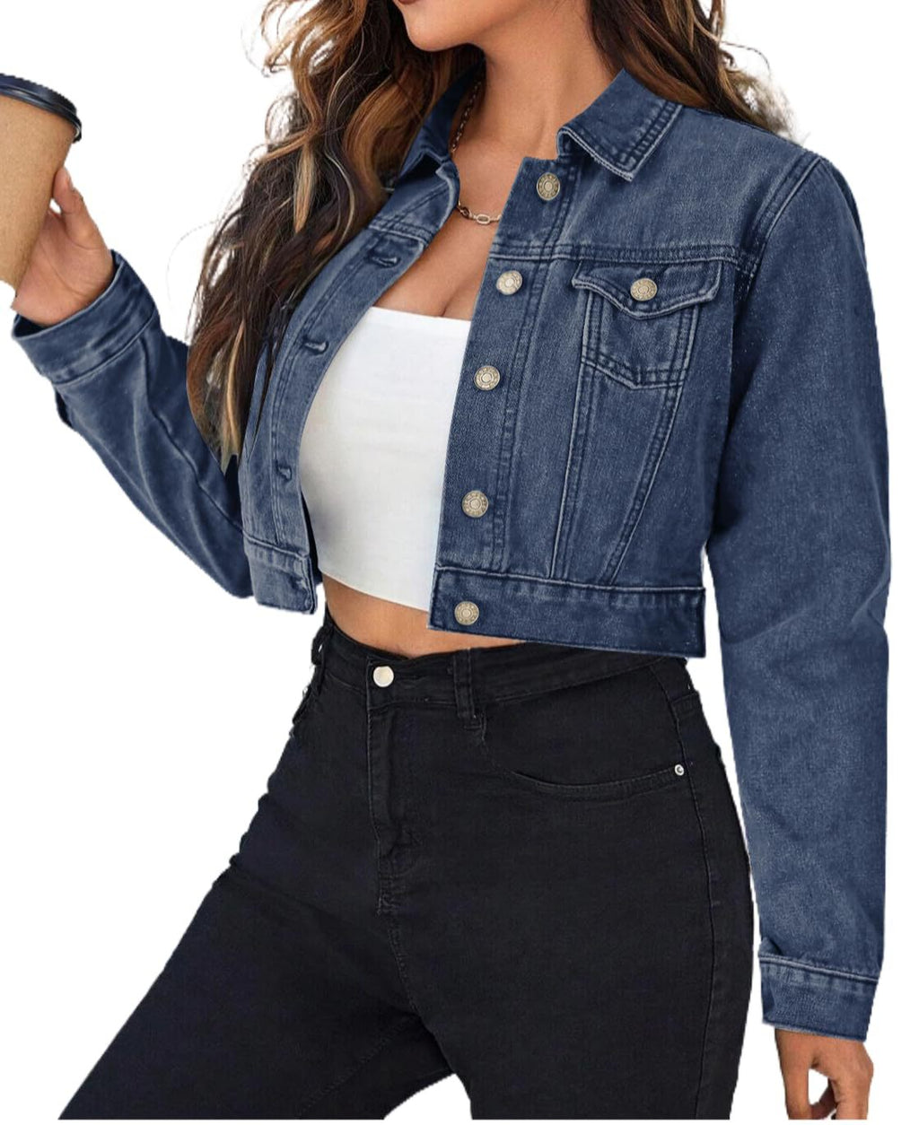 Femmes Européen et américain Printemps et été Commerce extérieur Amazon Temu Femmes Denim Top