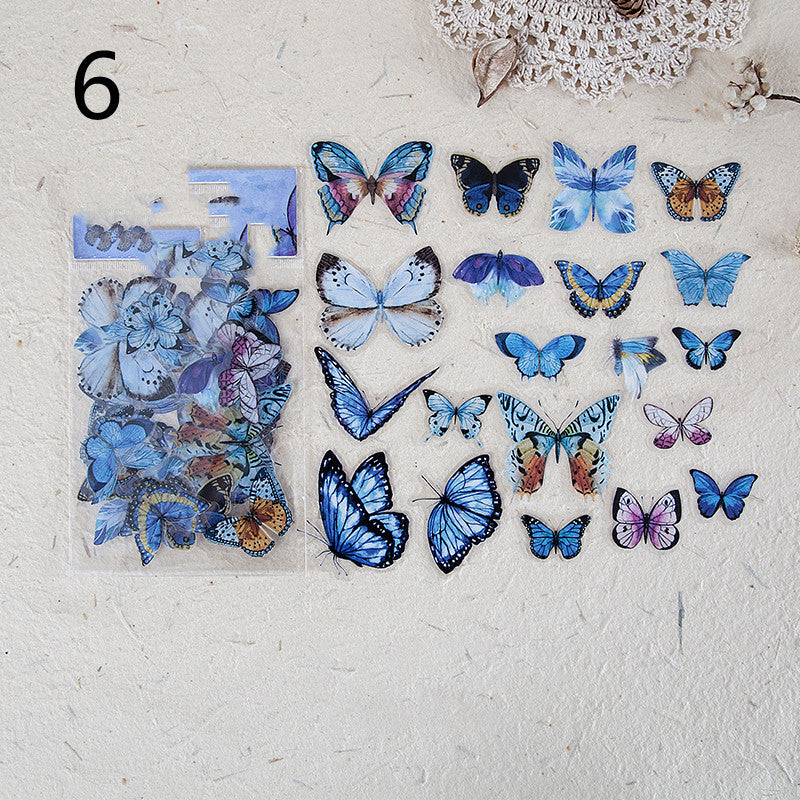 Sticker Wings Herbarium Series Handbook Material Décoration