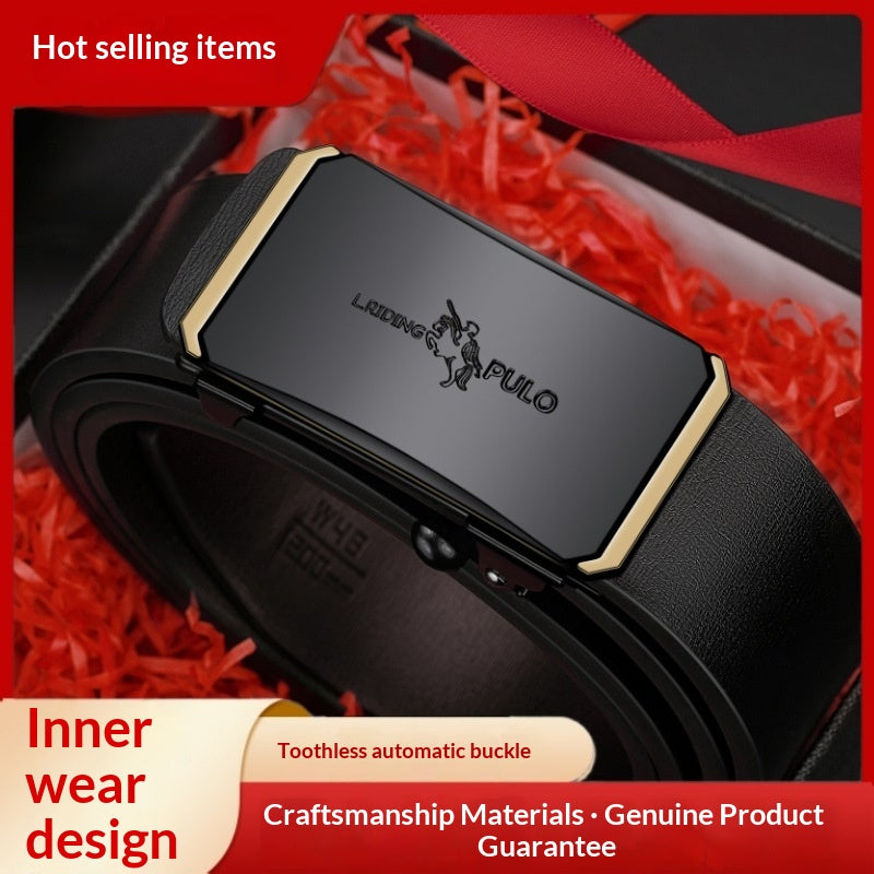 Ceinture de pantalons haut de gamme pour les affaires tendance automatique