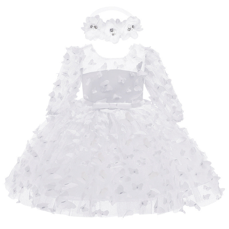 Bébé et tout-petit Robe à manches moyennes Enfants Robe formelle