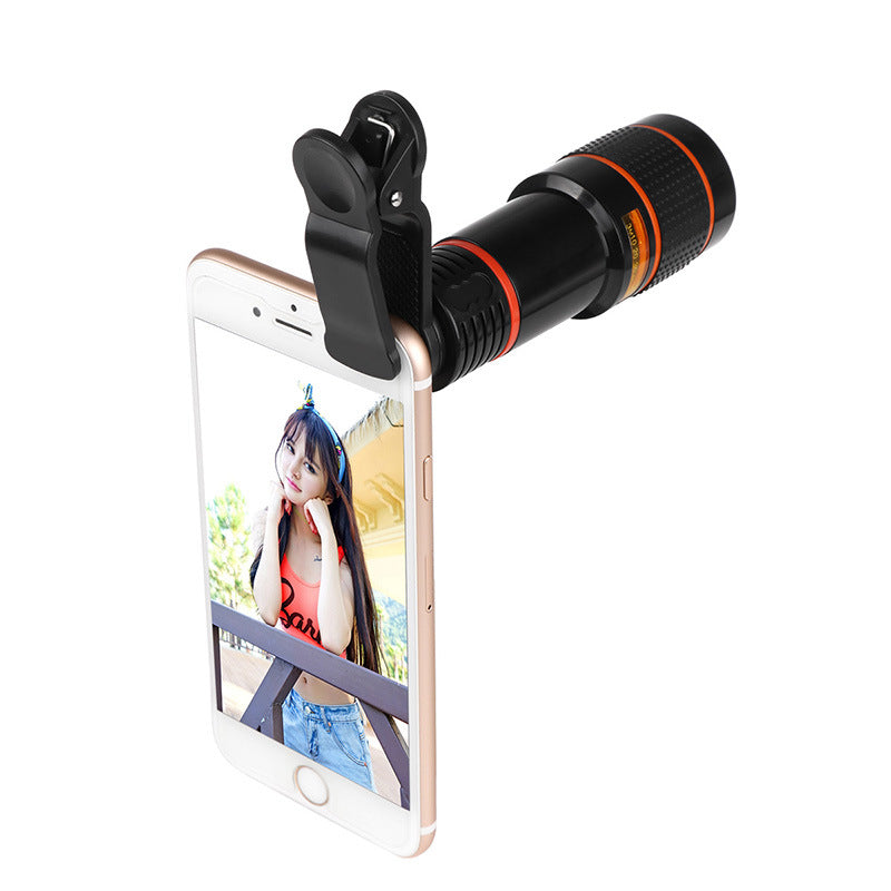 Zoom Caméra télescopique mobile Clip-On rétractable pour Galaxy S3 S4 S5 S6 S7 Edge