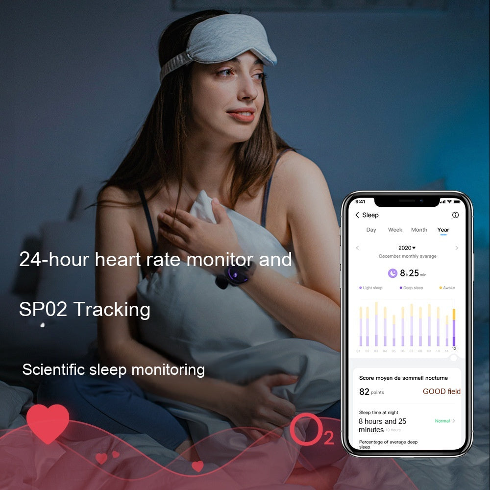 Sport Smart Watch Multifonctionnel IP68 Imperméable Et sans poussière