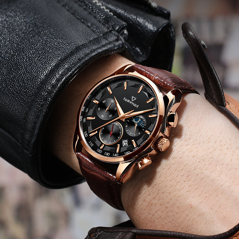 Montres d'affaires automatiques pour hommes