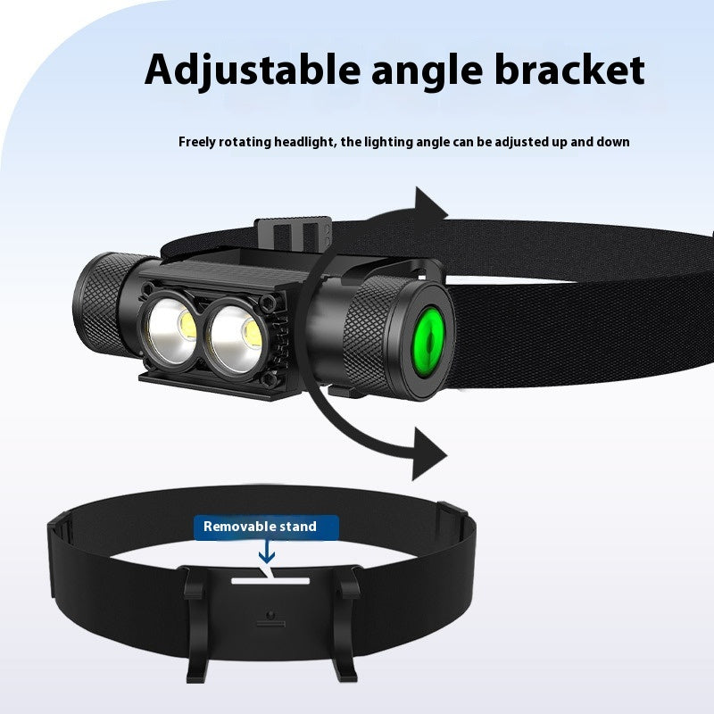 Alliage d'aluminium extérieur Strong Light Super Bright Lithium Batterie Type Long Endurance Recha