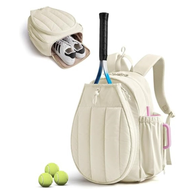 Sac de pickleball Sac de rangement sac à dos étanche et facile à nettoyer avec un compartiment de chaussures