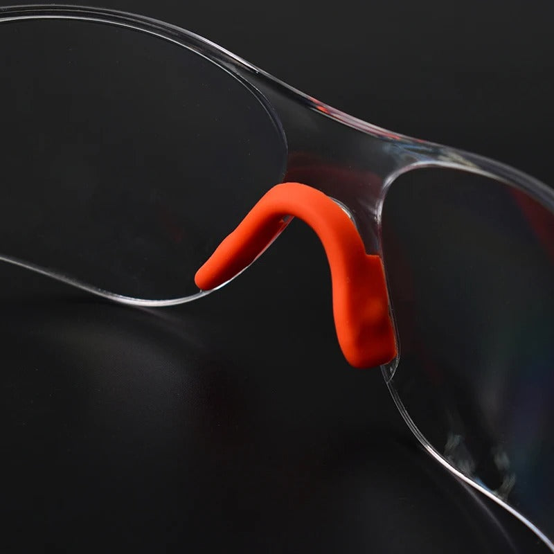 Matériel PC anti-impact de la poussière de vent lunettes de sécurité d'équitation transparent verres Lab travail sûr