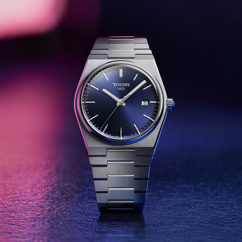 Super Joueur Hommes Montre Ultra-fin Quartz Montre