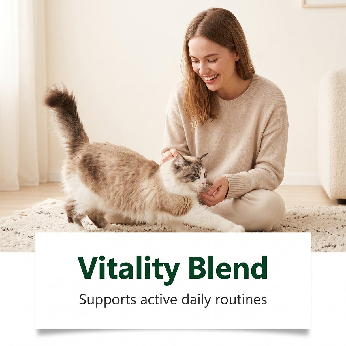 Kriath Cat Nutritional Tablettes à croquer Animaux de compagnie Cat Interactive Dental Care Dai