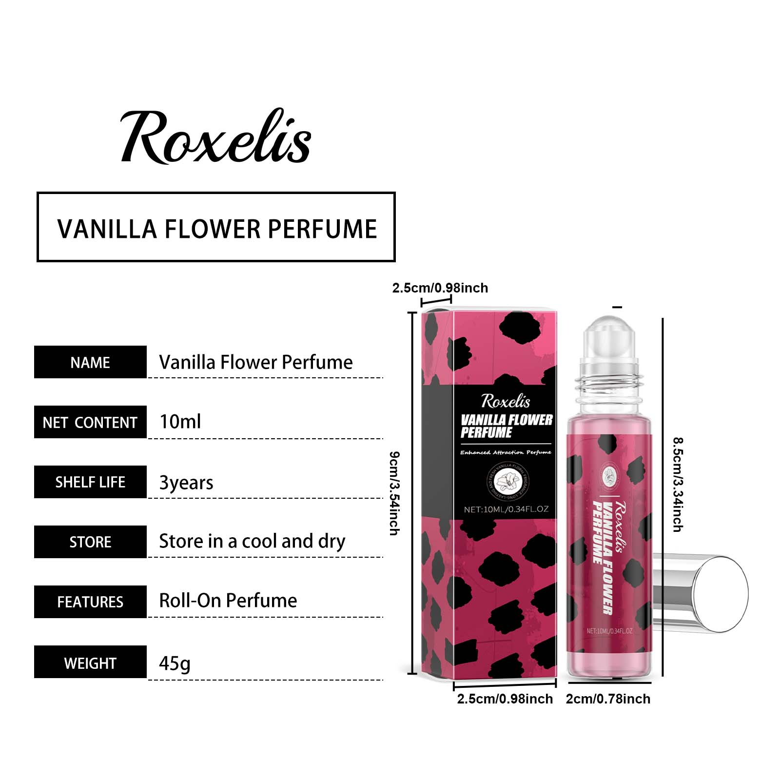 La fleur de vanille roule sur parfum